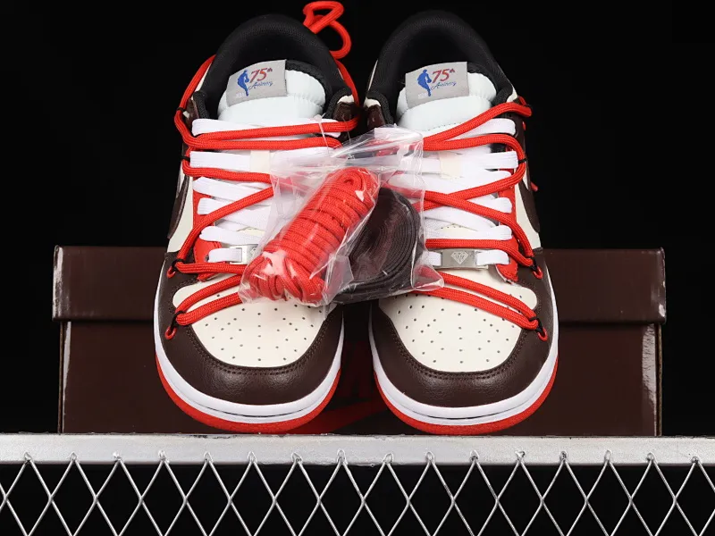 All categories Nk SB Dunk series Nk SB Dunk Low low-top sneakers Nk Dunk Low Valentine's Day LOVE customized version of deconstructed strap casual sneakers DD3363-100